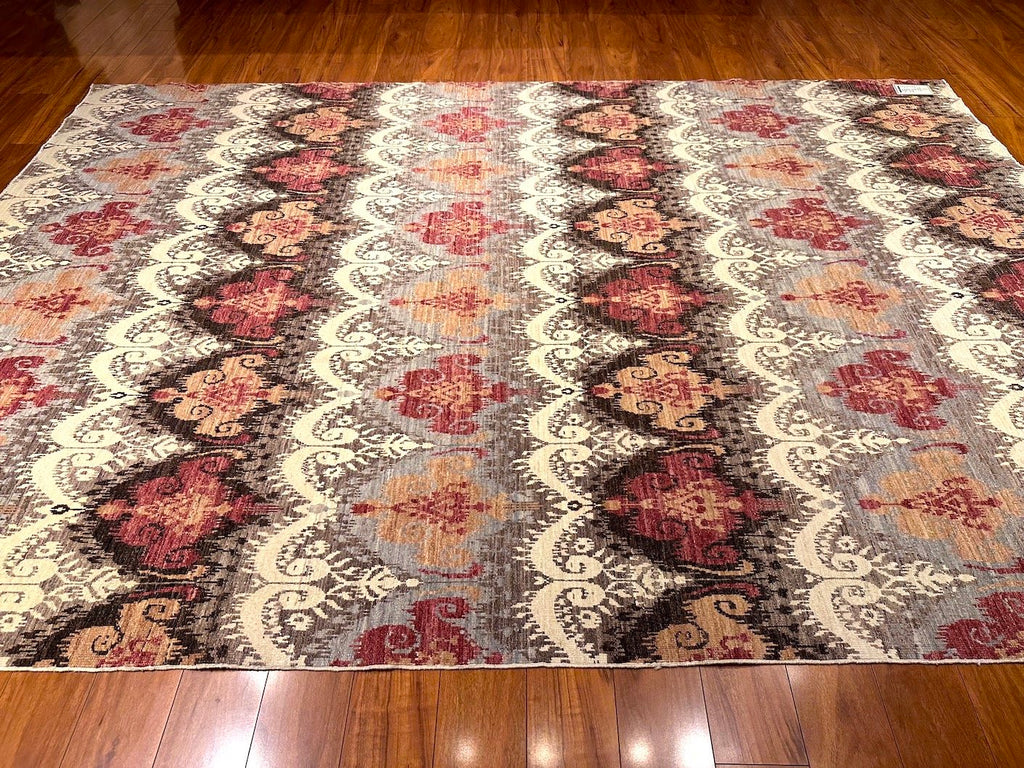 7'2"x10'4" Ikat, Transitional