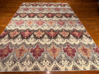 7'2"x10'4" Ikat, Transitional