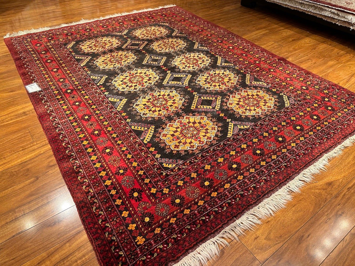 7'x9'1" Turkmen, Tribal