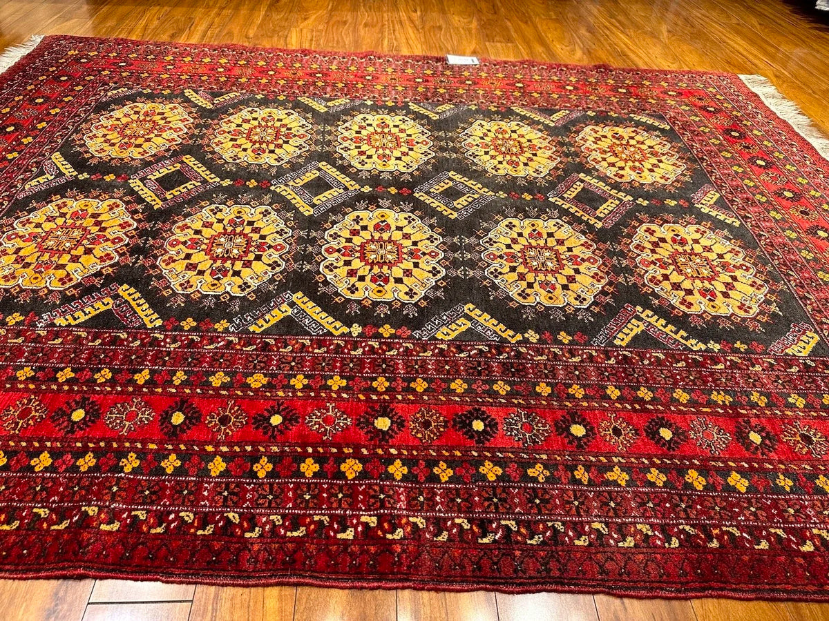 7'x9'1" Turkmen, Tribal