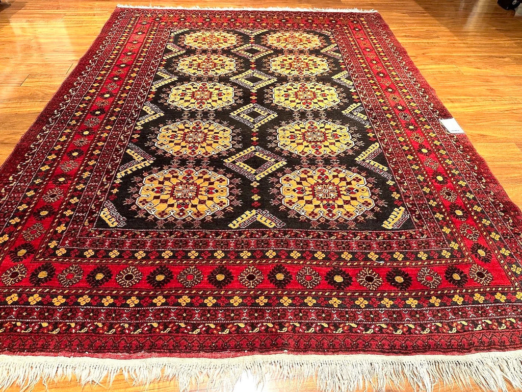 7'x9'1" Turkmen, Tribal