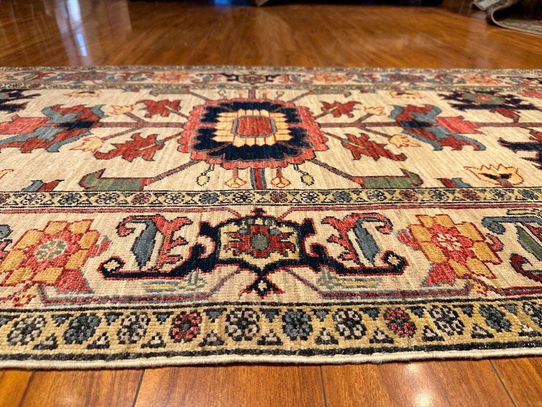 3' 4 X 7'10" Serapi, Tribal