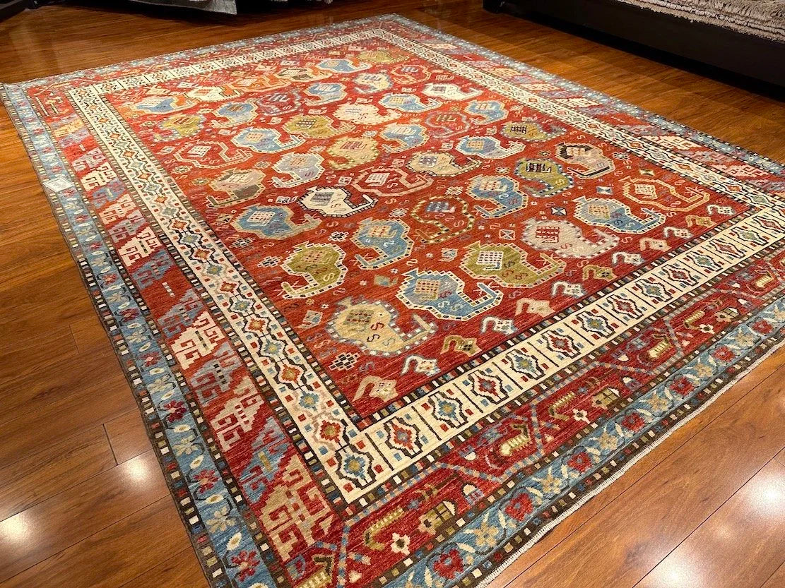 9'1"x11'9" Afshar, Tribal