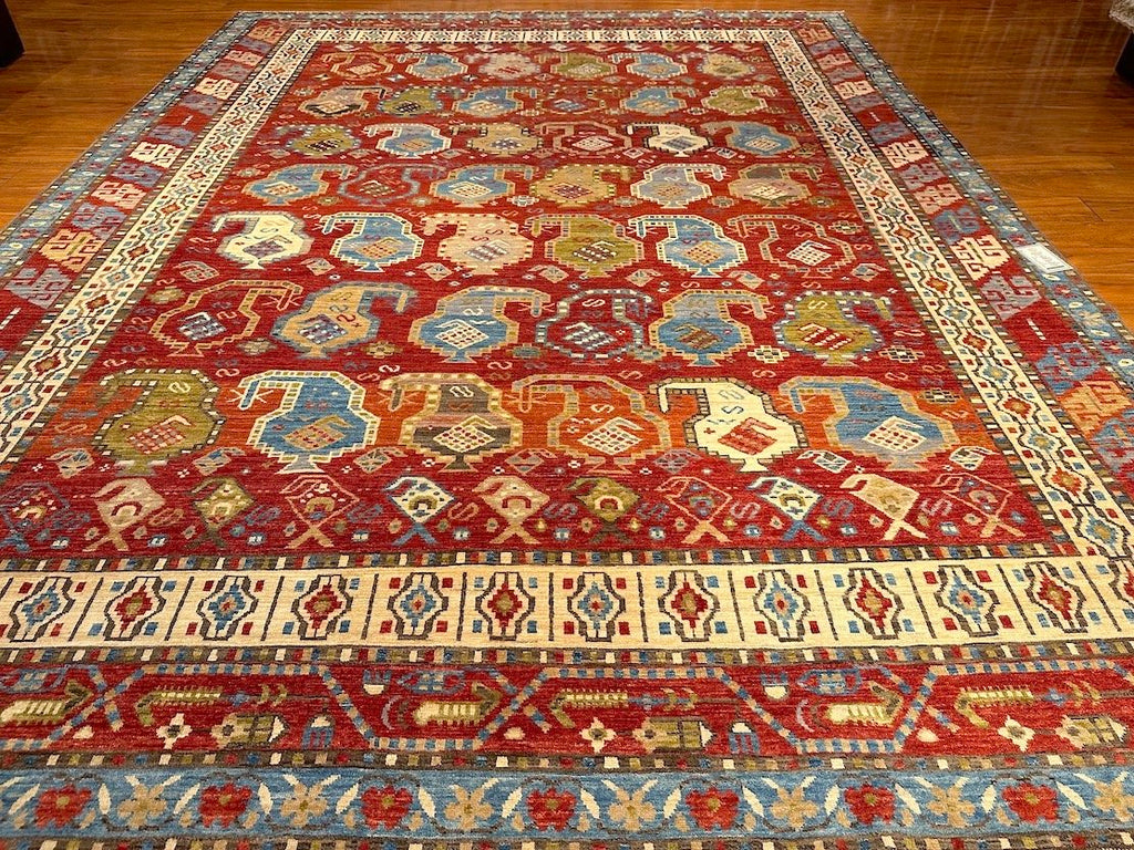 9'1"x11'9" Afshar, Tribal