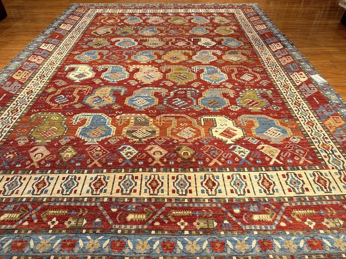 9'1"x11'9" Afshar, Tribal