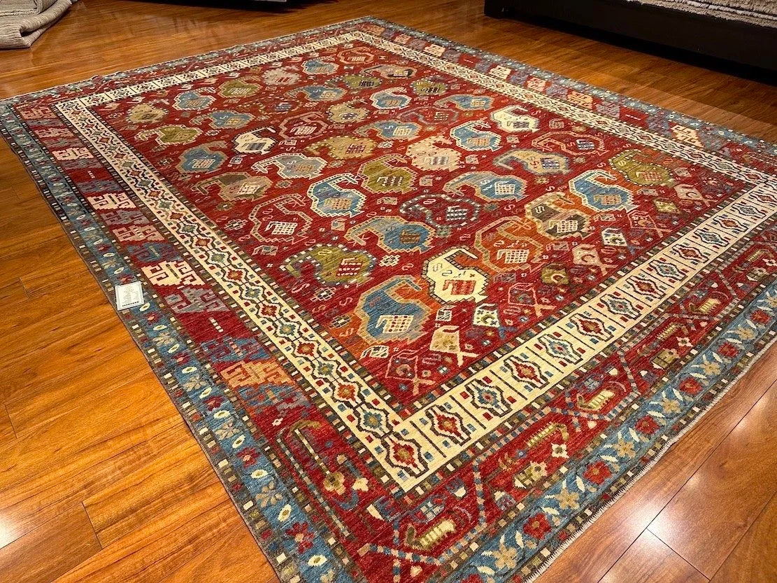 9'1"x11'9" Afshar, Tribal