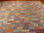 8'5"x11'3" Uzbek, Tribal