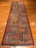 3'8"x11'3" Verneh, Tribal