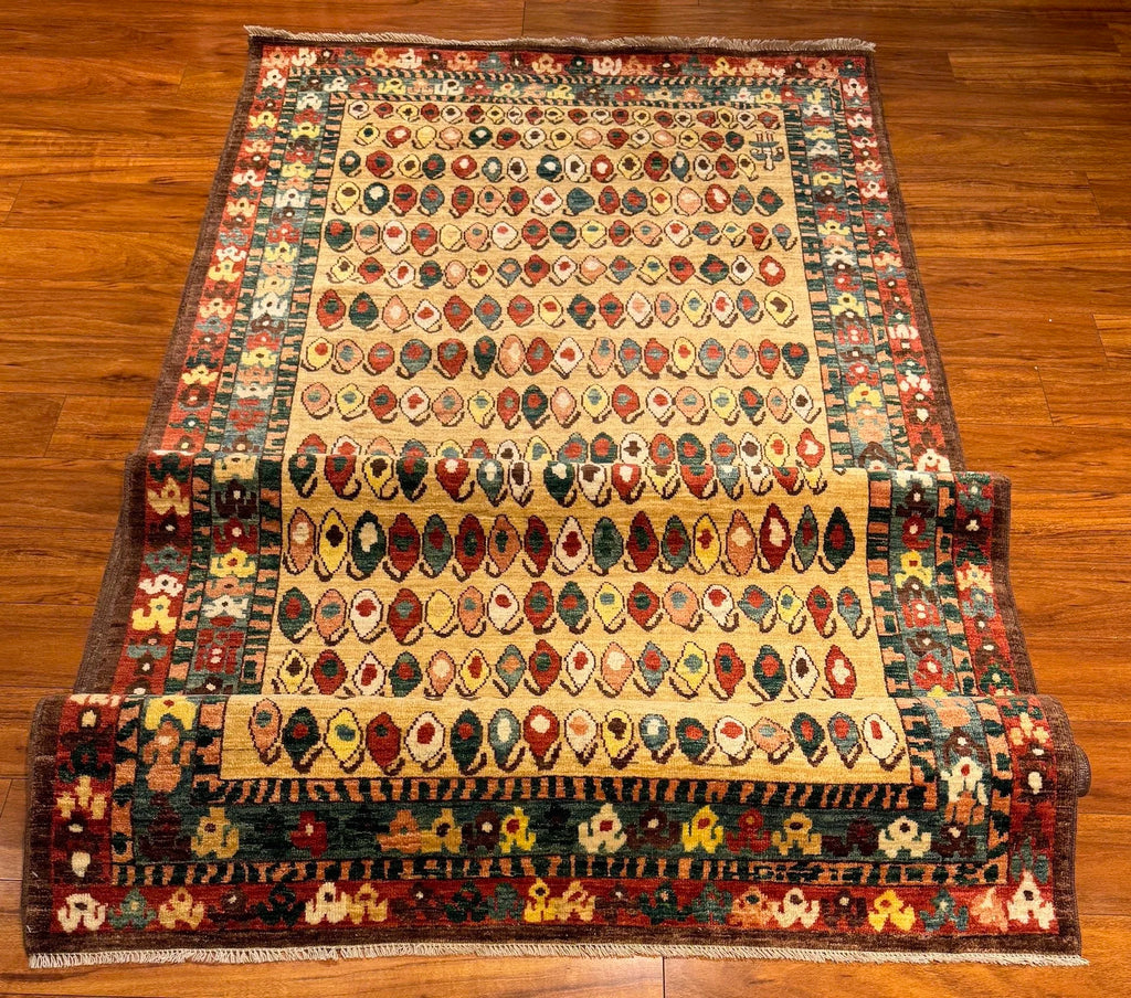 4'x12' Boteh, Tribal