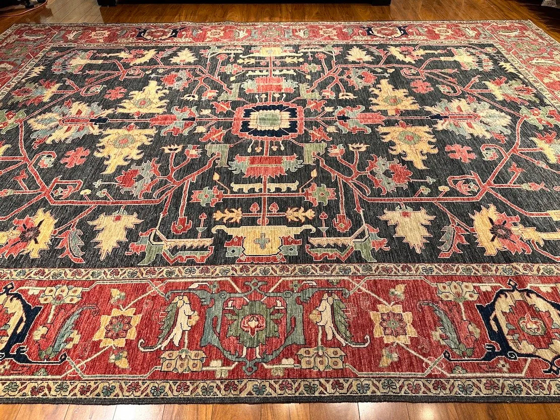 10'4"x14'5" Serapi, Tribal