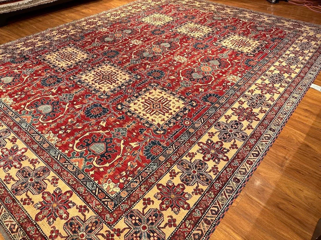 10'6"x13'10" Kazak, Tribal