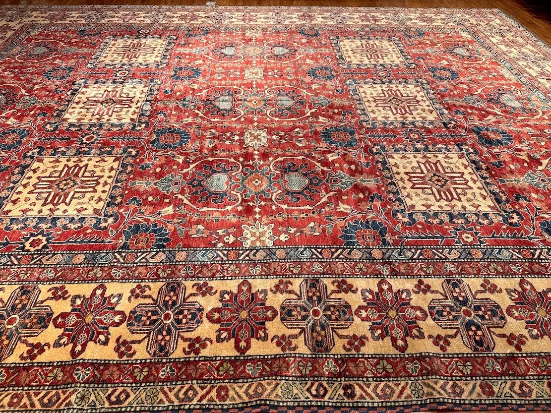 10'6"x13'10" Kazak, Tribal