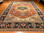 9'1"x12' Serapi, Tribal