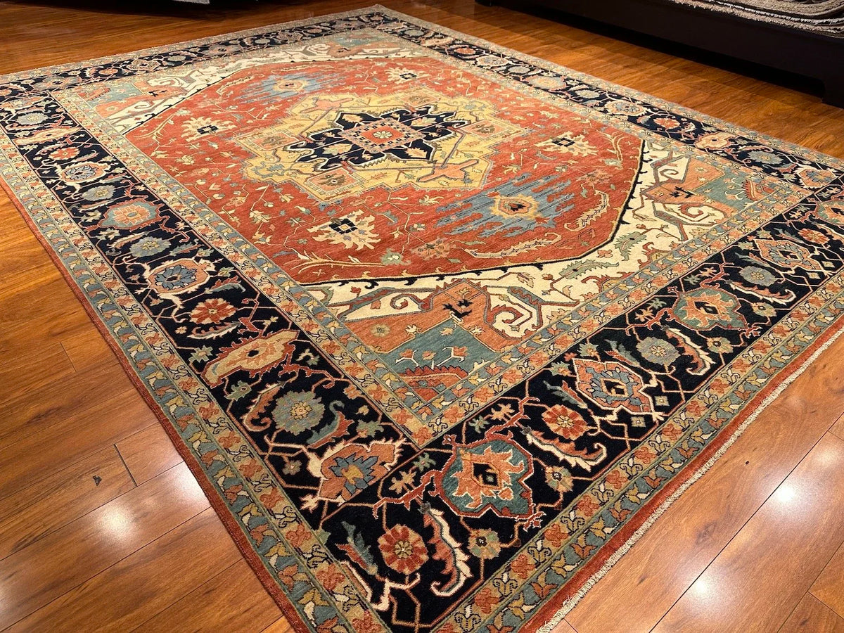 9'1"x12' Serapi, Tribal
