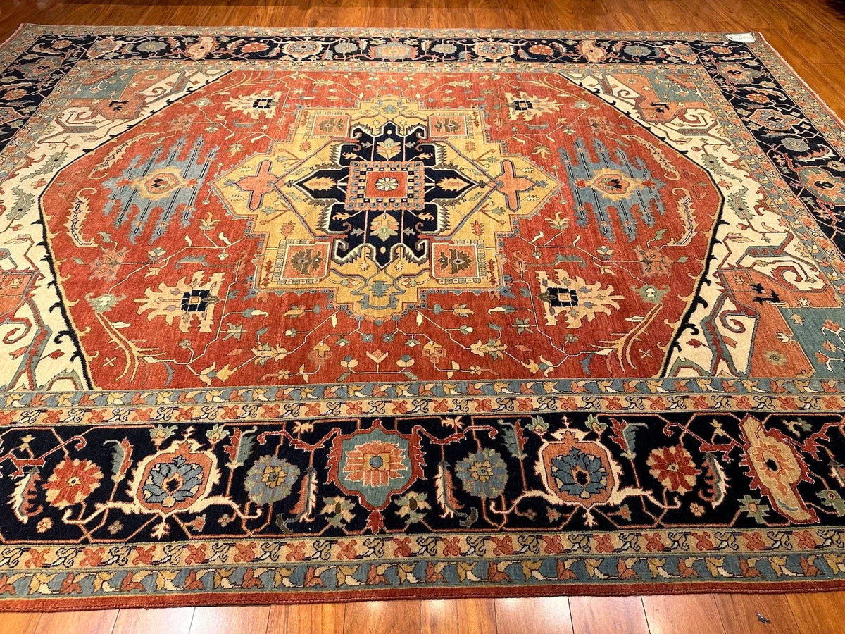 9'1"x12' Serapi, Tribal