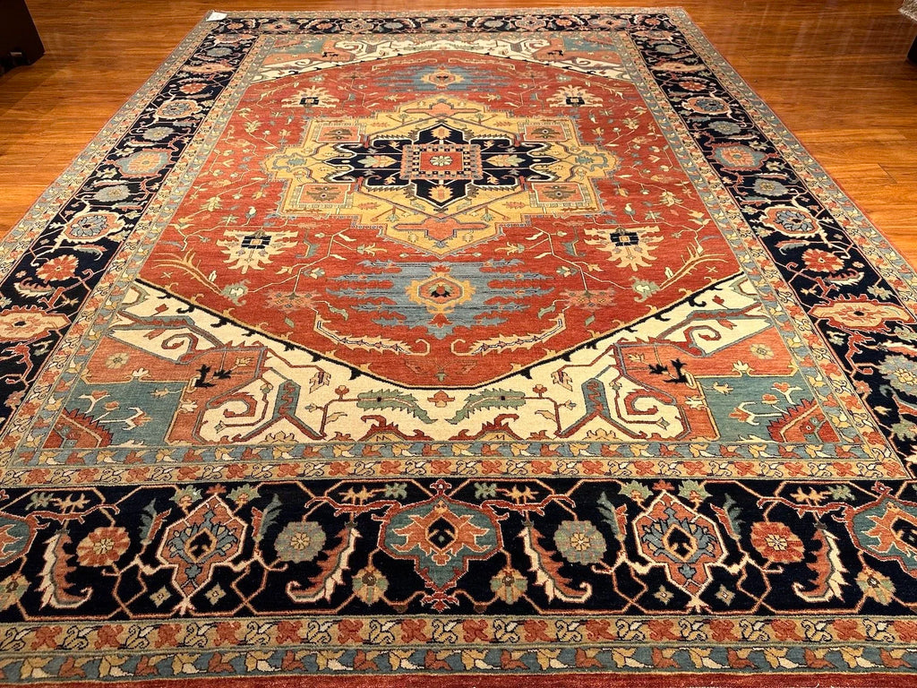 9'1"x12' Serapi, Tribal