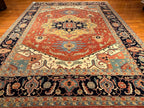 9'1"x12' Serapi, Tribal