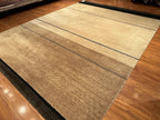 8'9"x11'9" Loop Stripe, Transitional