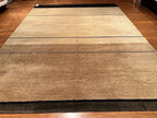 8'9"x11'9" Loop Stripe, Transitional