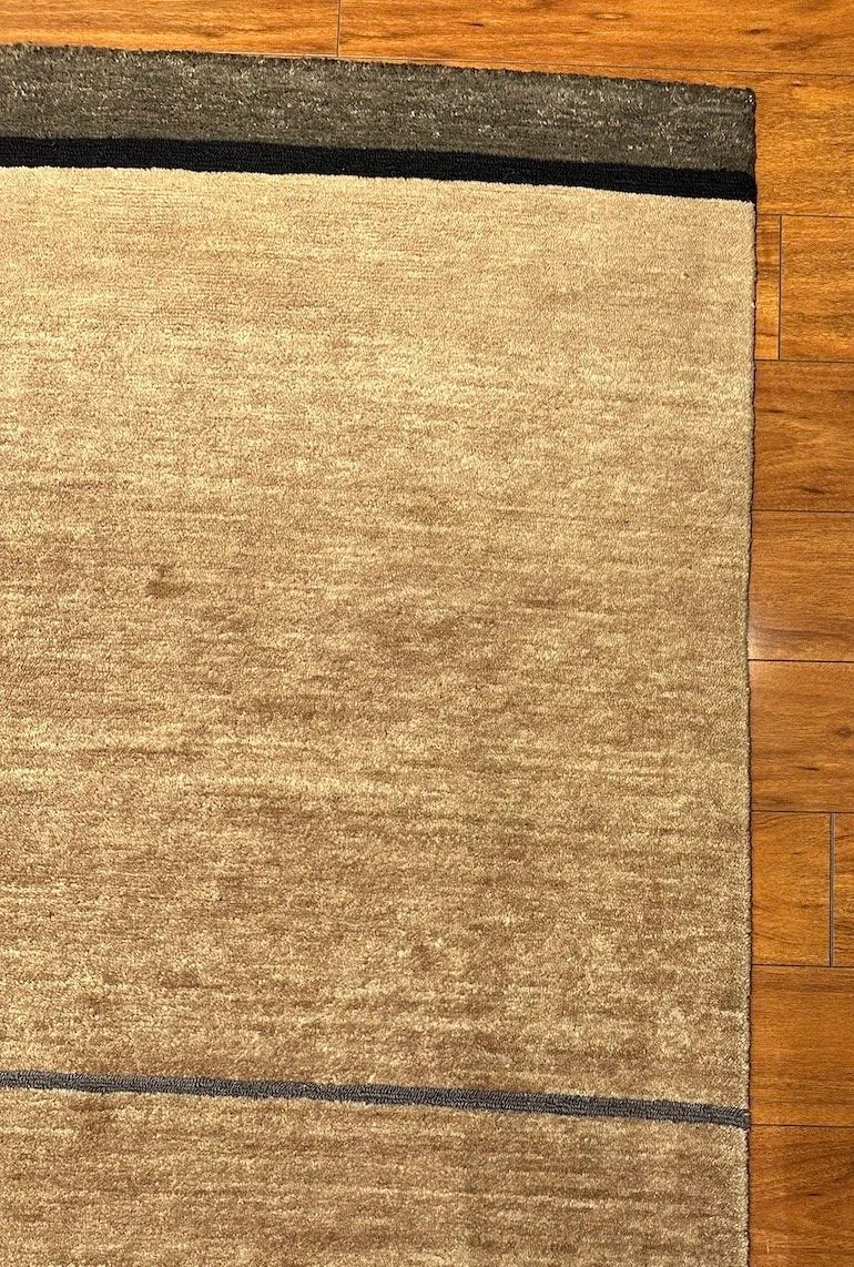 8'9"x11'9" Loop Stripe, Transitional