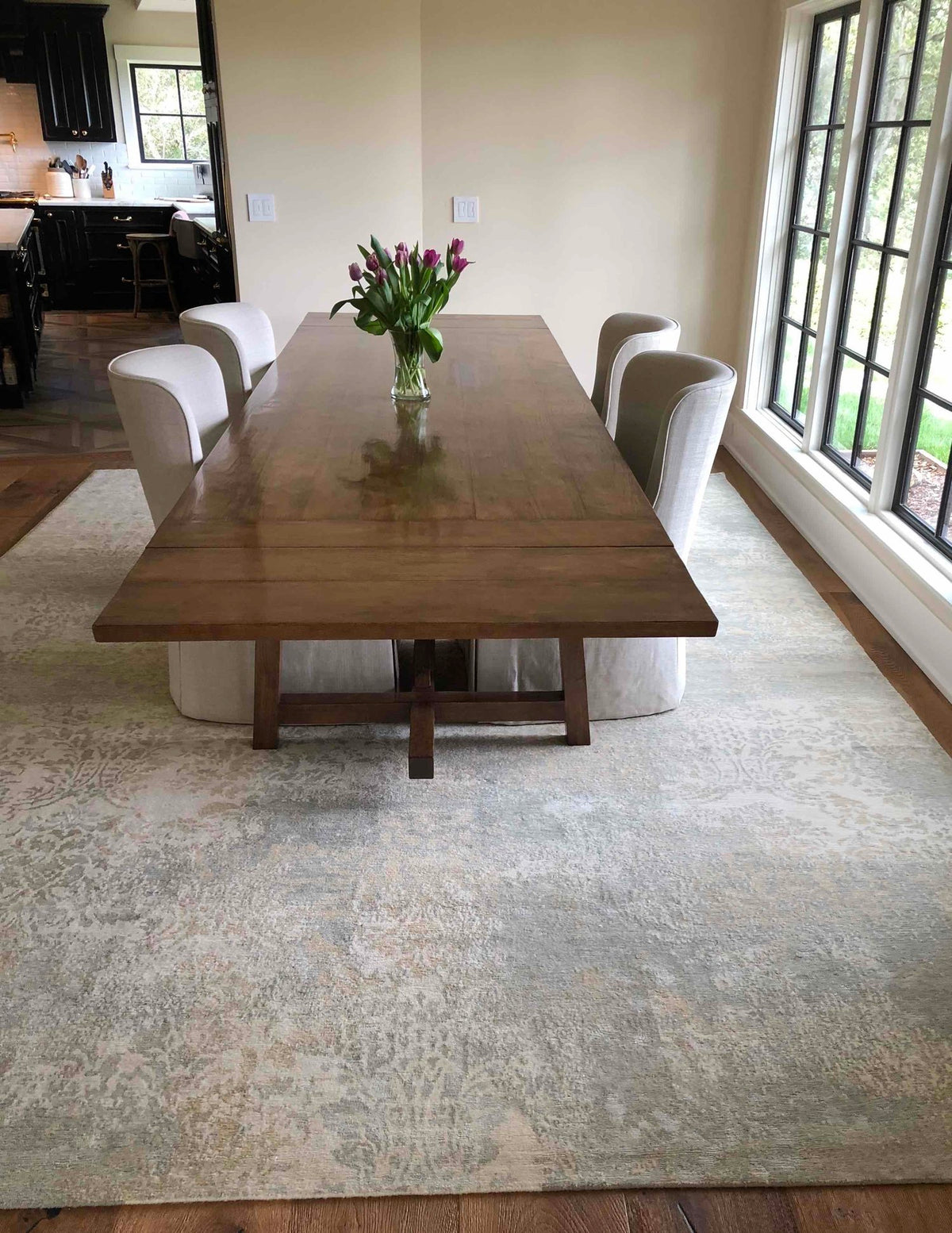 10'x14' Damasse, Transitional