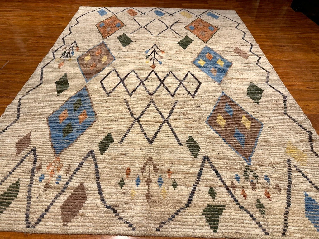 6'1"x8'8" Moroccan, Tribal