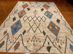 6'1"x8'8" Moroccan, Tribal