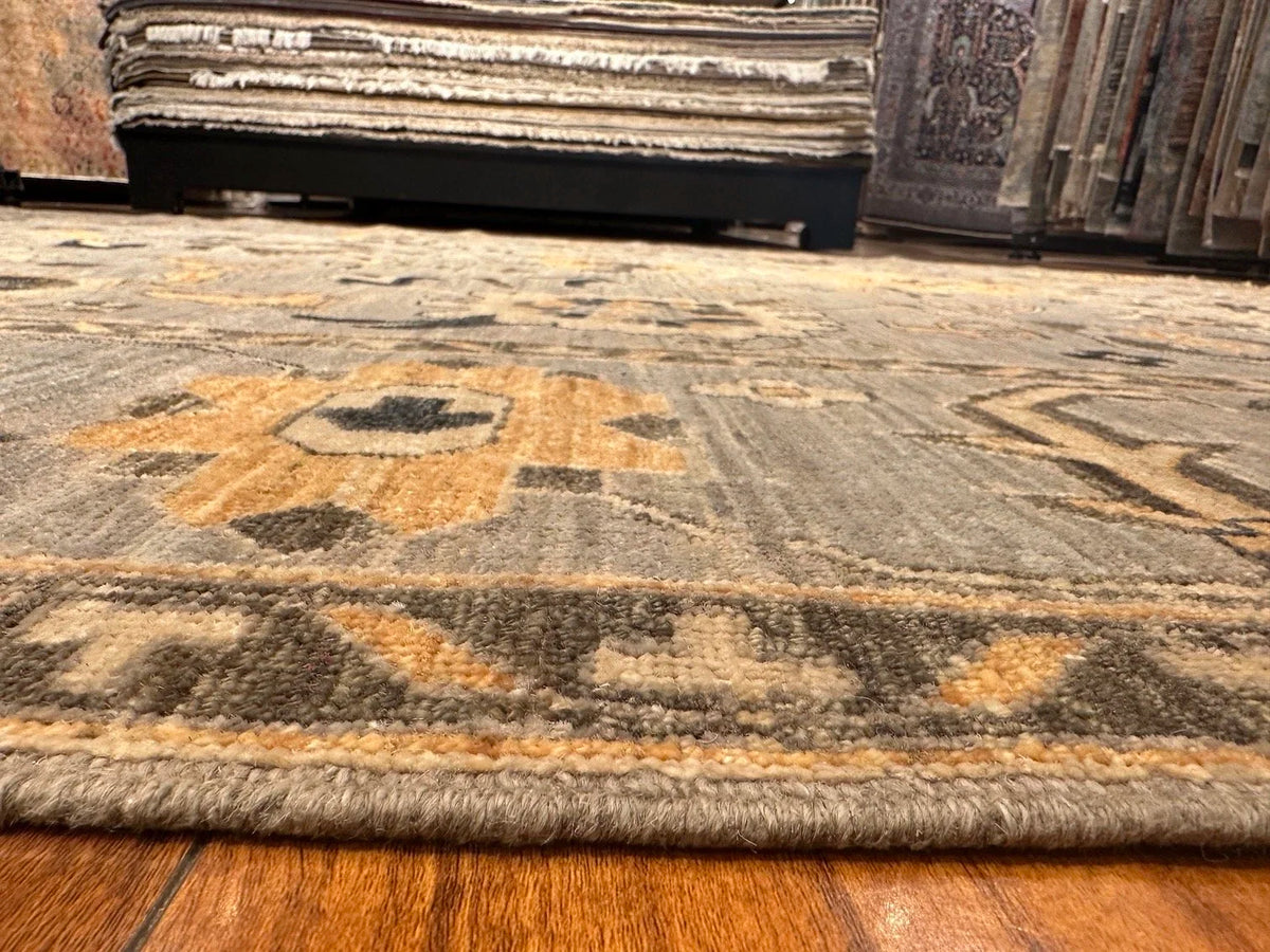 9'2"x11'9" Oushak, Tribal