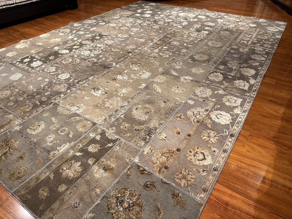 10'x14' Patchwork, Transitional