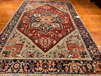 6' 9 X 10' 0" Serapi, Tribal