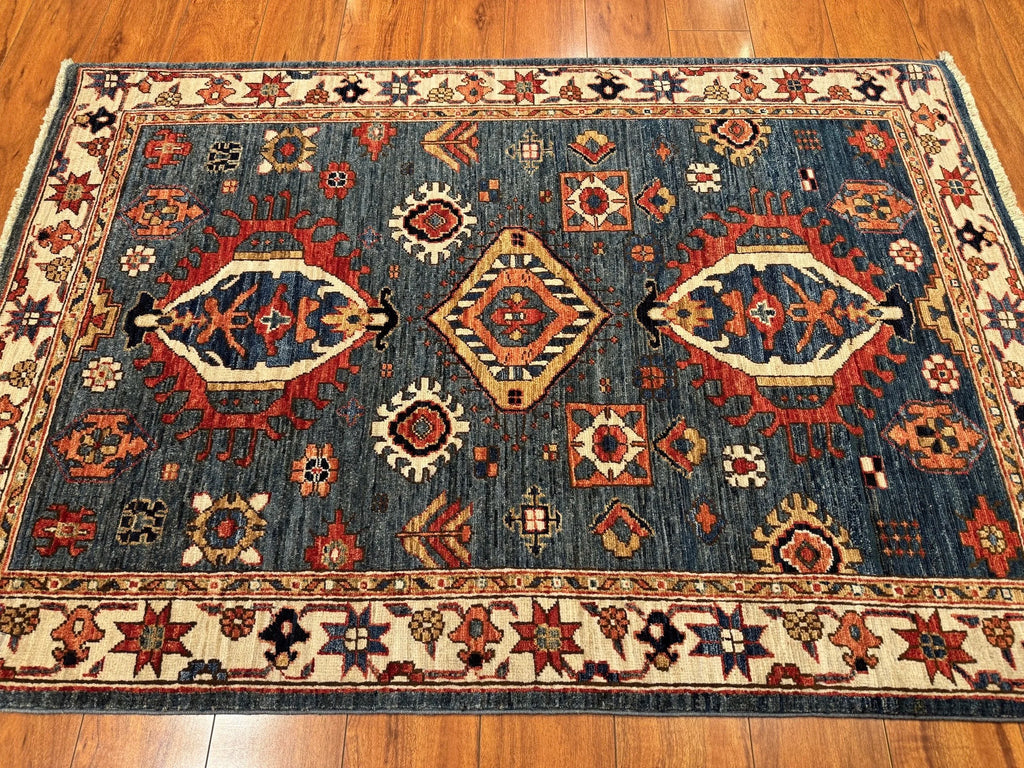 3'4"x4'11" Karajeh, Tribal