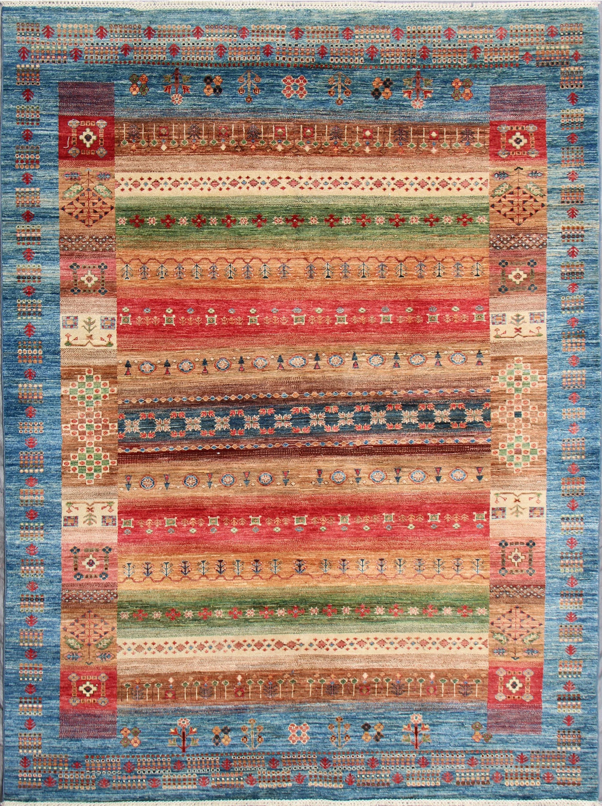 8x10 Gabbeh Persian Traditional Rug