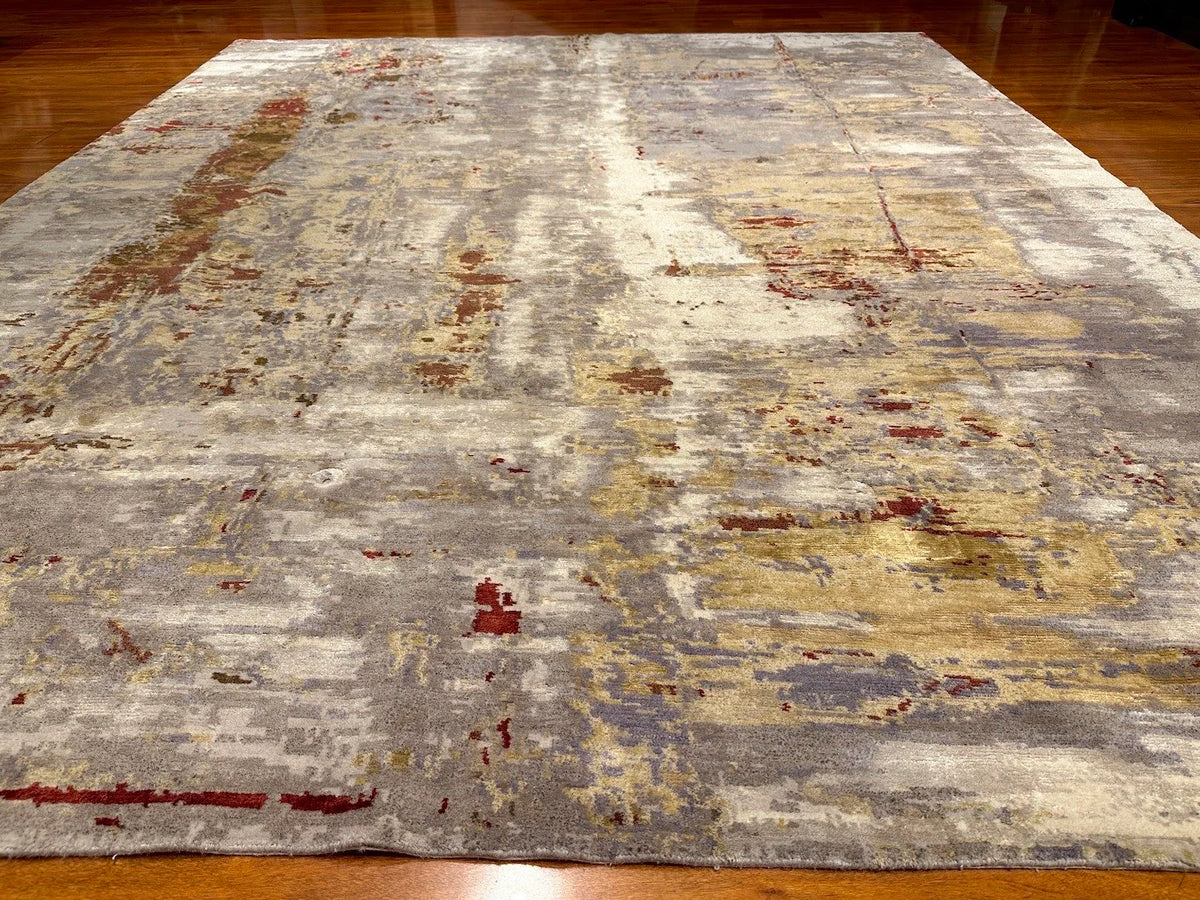 8'x10' Brushed Art, Modern