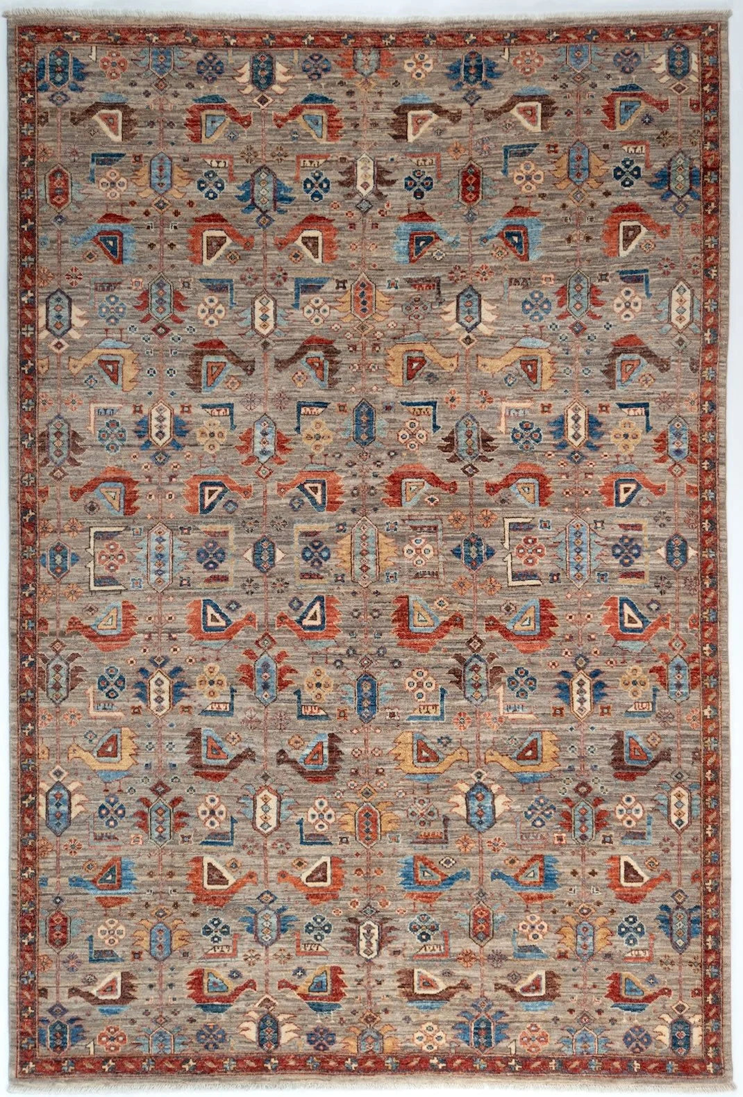 6x9 Qashqaii Afghan Tribal Rug
