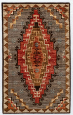 3x5 Southwestern Afghan Tribal Rug