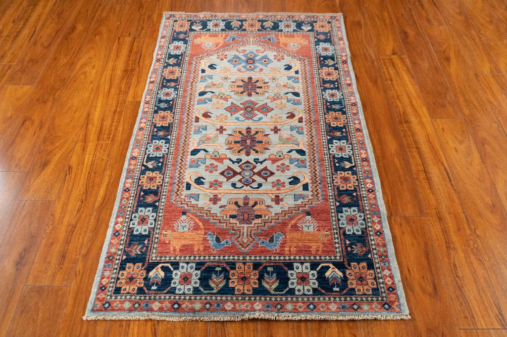 3'1"x 4'11" Qashqaii, Tribal