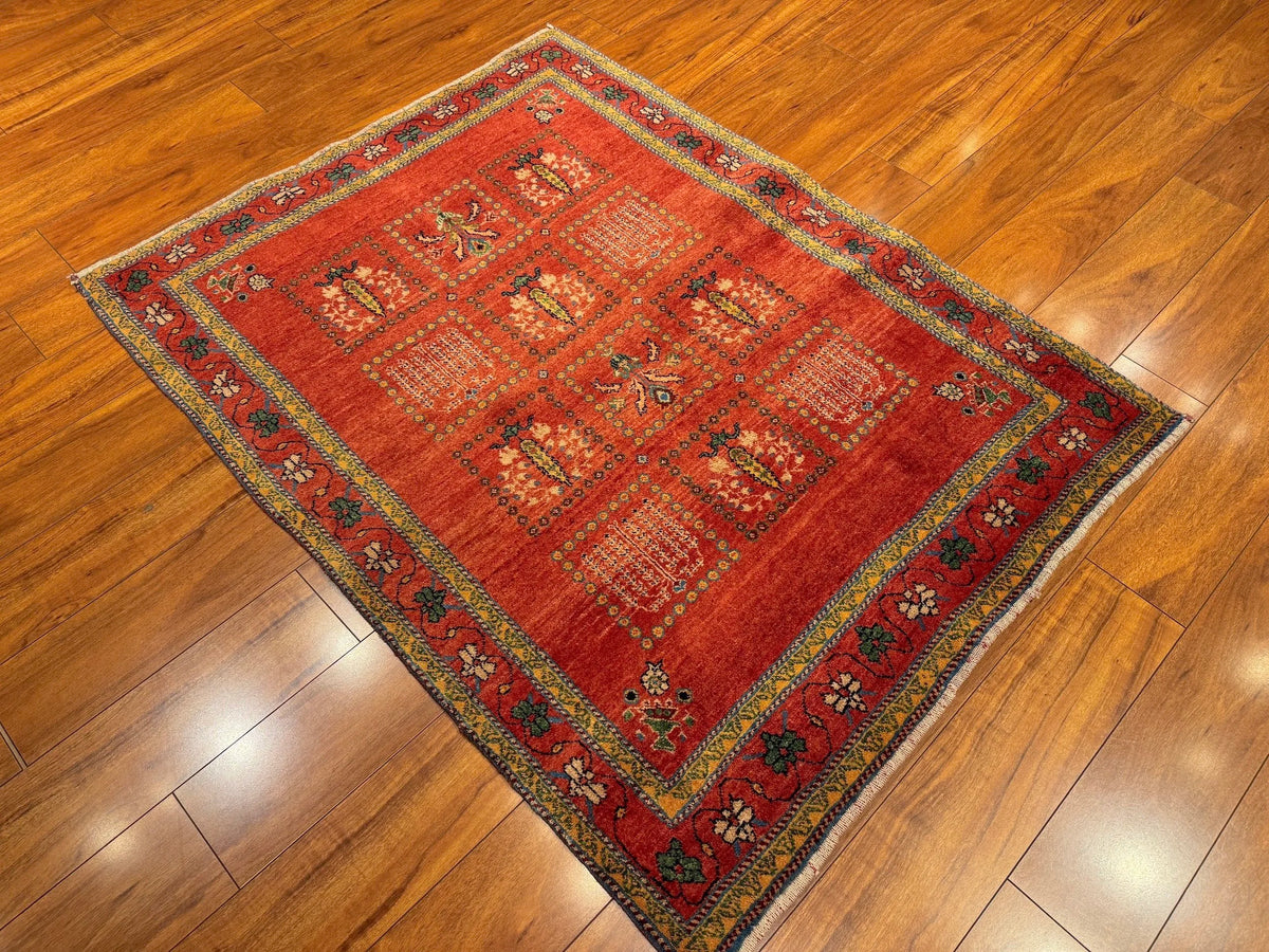 3'5"x4'7" Gabbeh, Tribal