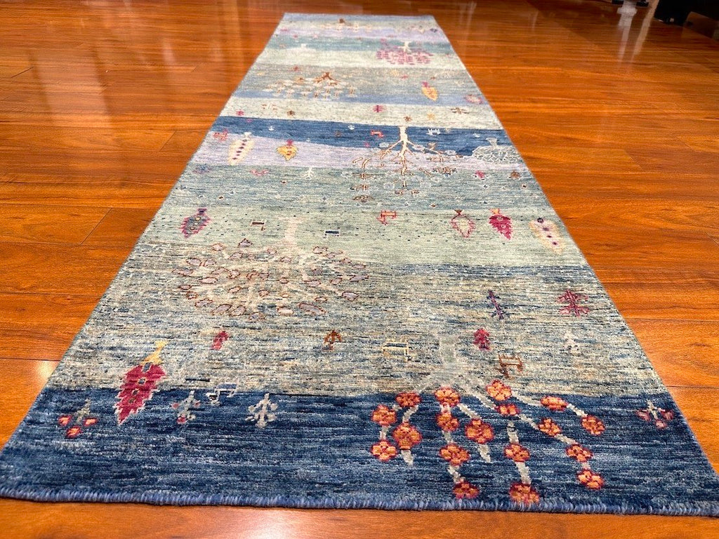 2'8"x9'3" Luri Gabbeh, Tribal