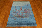 3'3"x4'10" Luri Gabbeh, Tribal