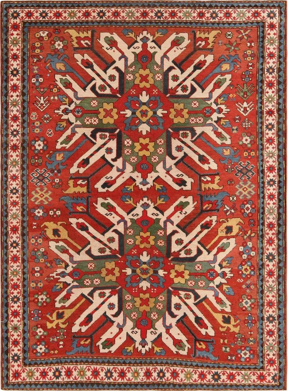 5'7"x7'11" Kazak, Tribal
