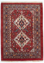 5x7 Qashqaii Persian Tribal Rug