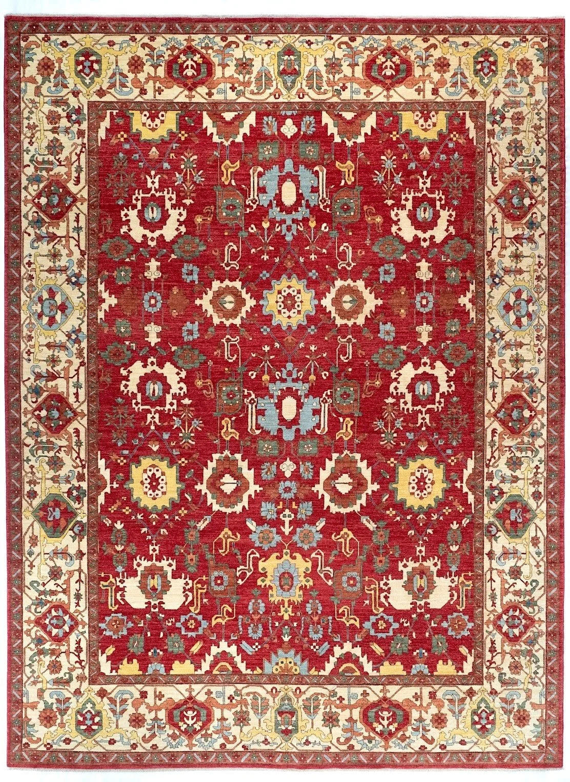 9x12 Serapi Afghan Traditional Rug