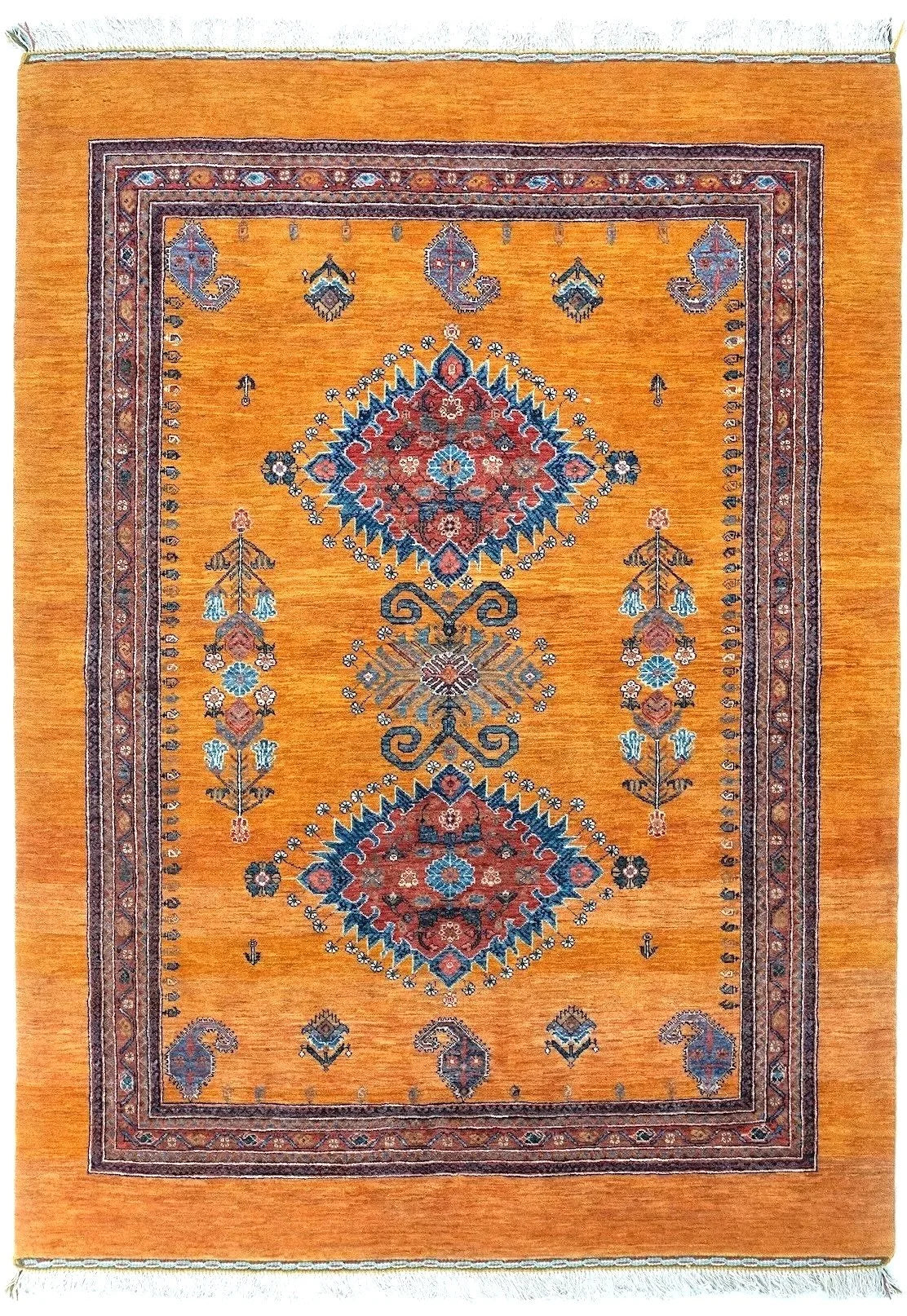 5'2"x7' Qashqaii, Tribal