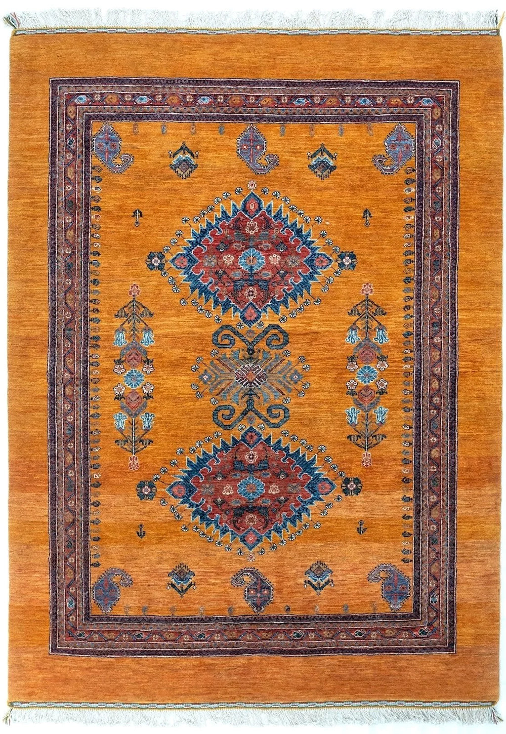 5x7 Qashqaii Persian Tribal Rug