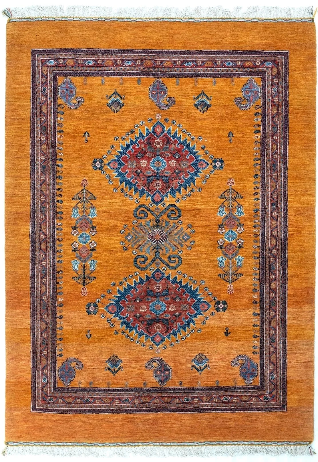 5x7 Qashqaii Persian Tribal Rug