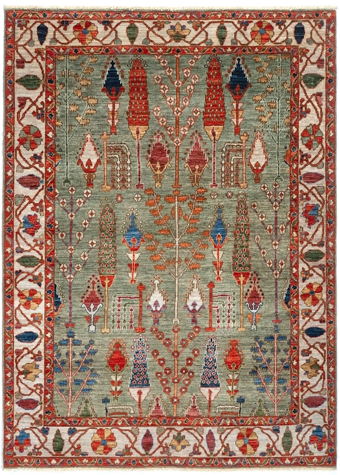 5x7 Cypress Afghan Tribal Rug