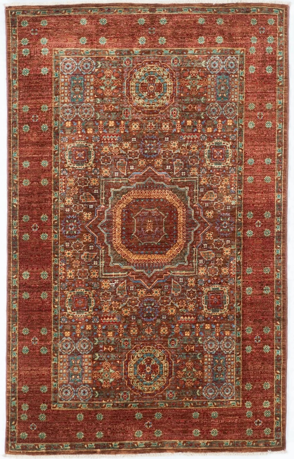 3x5 Mamluk Afghan Traditional Rug