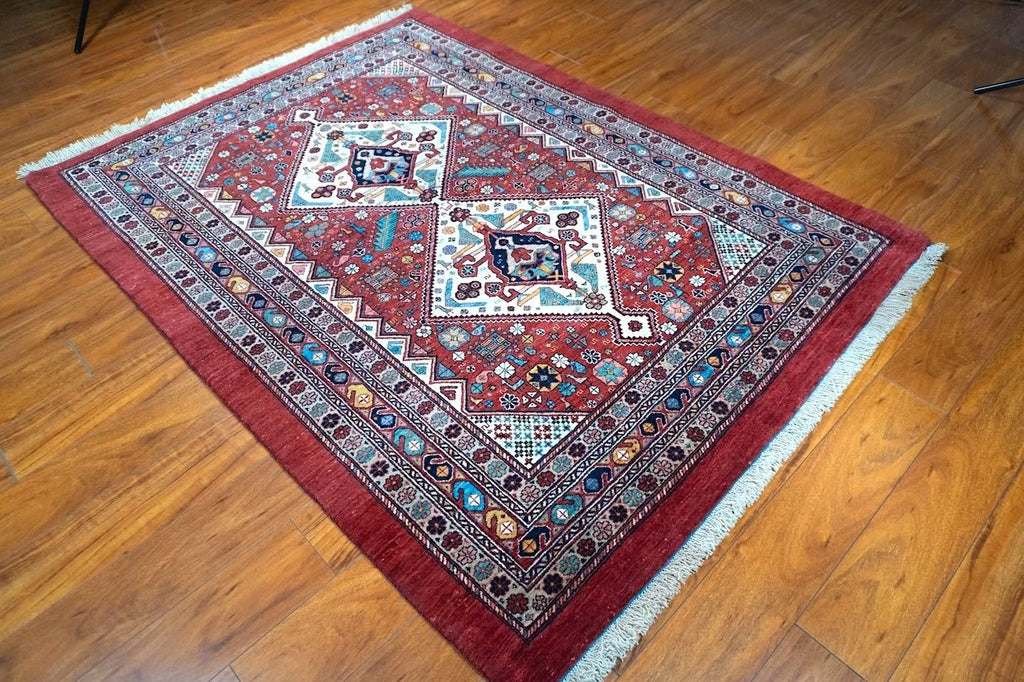 4'9"x6'4" Qashqaii, Tribal