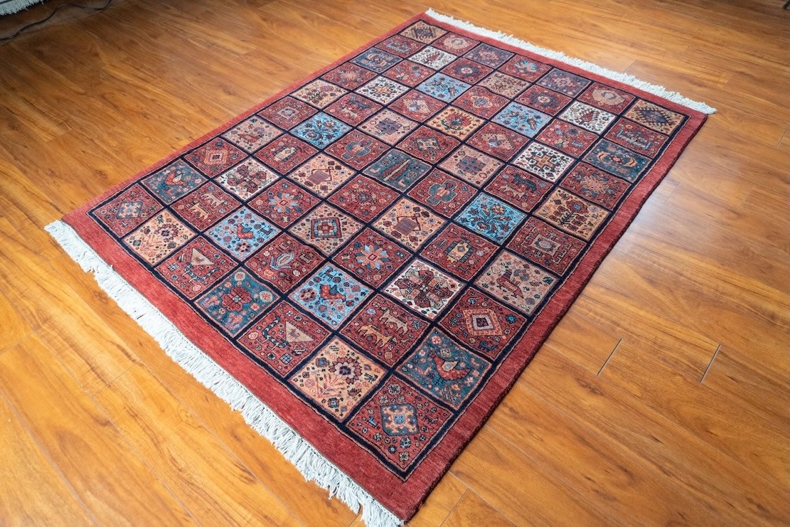 4'9"x6'4" Qashqaii, Tribal