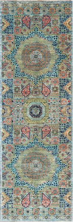 Runner Mamluk Afghan Traditional Rug